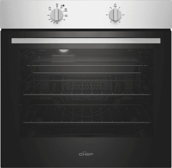Chef CVE612SB Chef 60cm Electric Oven Stainless Steel with 10amp Plug