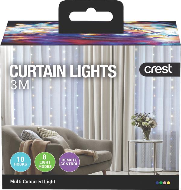 Crest LIW11110 Crest Curtain Party Lights