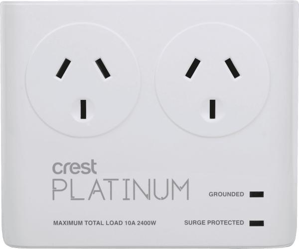 Crest PWU02905 Crest Dual Socket Surge Protector