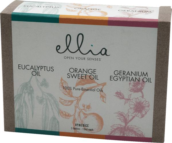 Ellia ARM-E015-3EOG Ellia Oil 15mls Triple Pack - Eucalyptus, Orange, Geranium - ARM-E015-3EOG