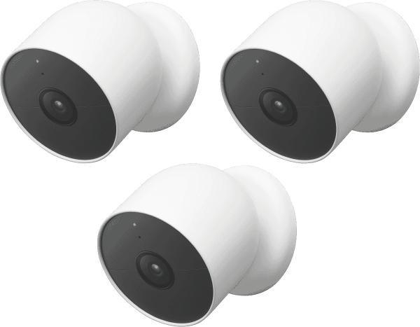 Google GA02077-AU Google Nest Cam Wireless Camera (3 pack)