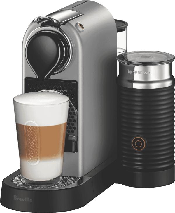 Nespresso BEC660SIL4JAN1 Nespresso Citiz And Milk Capsule Coffee Machine Silver