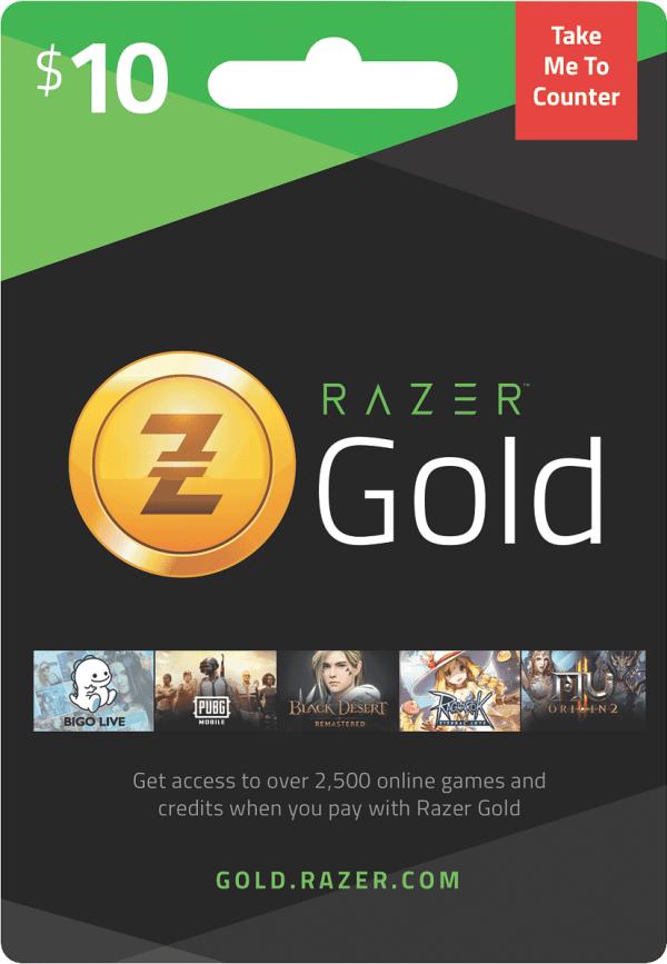Razer MOL10 Razer Gold PIN $10
