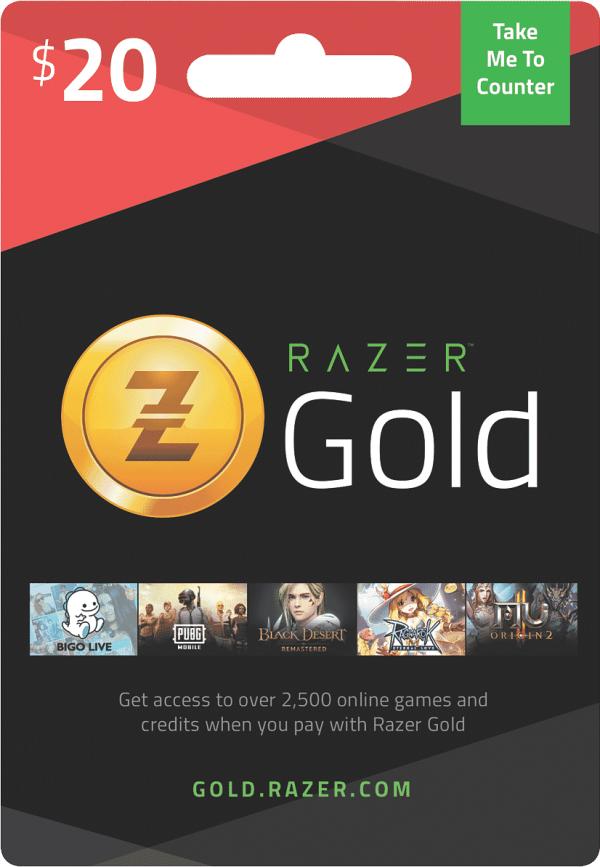 Razer MOL20 Razer Gold PIN $20