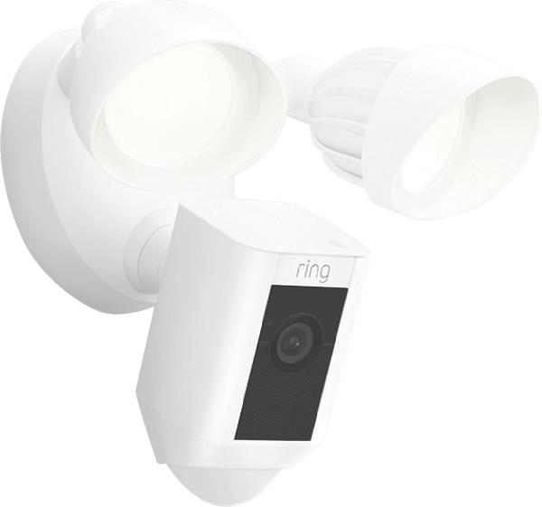 Ring B08F6H9RZT Ring Floodlight Camera Wired Plus (White)