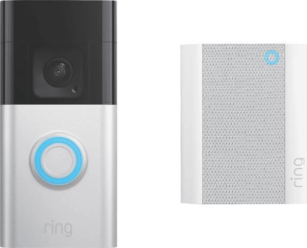 Ring B0BFJNDSJR Ring Battery Video Doorbell Plus & Chime