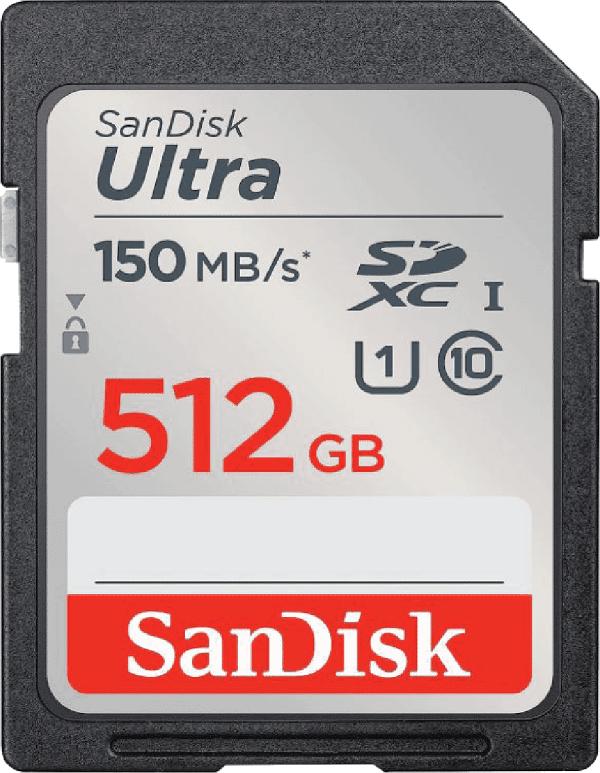 Sandisk SDSDUNC-512G-GN6IN Sandisk Ultra 512GB SDXC Memory Card