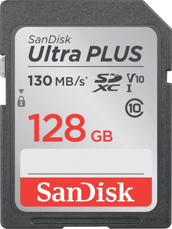 Sandisk SDSQUAB-128G-GN6MA Sandisk 128GB Ultra microSDXC+ Memory Card