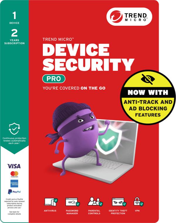 Trend Micro AUTMALL011 Trend Micro Device Security Pro (1 Device 2 Year)
