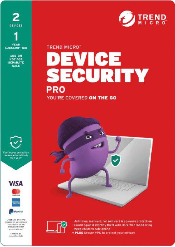 Trend Micro AUTMMM001 Trend Micro Device Security Pro 2 Device 1YR (OEM)