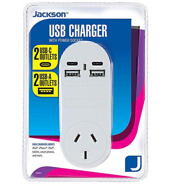 Jackson 1 Way 4 USB Charger