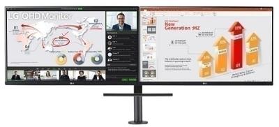 LG 27'' 27QP88DBS QHD IPS Ergo Dual Monitor - 2560x1440 (16:9) / 5ms / 75Hz / VESA