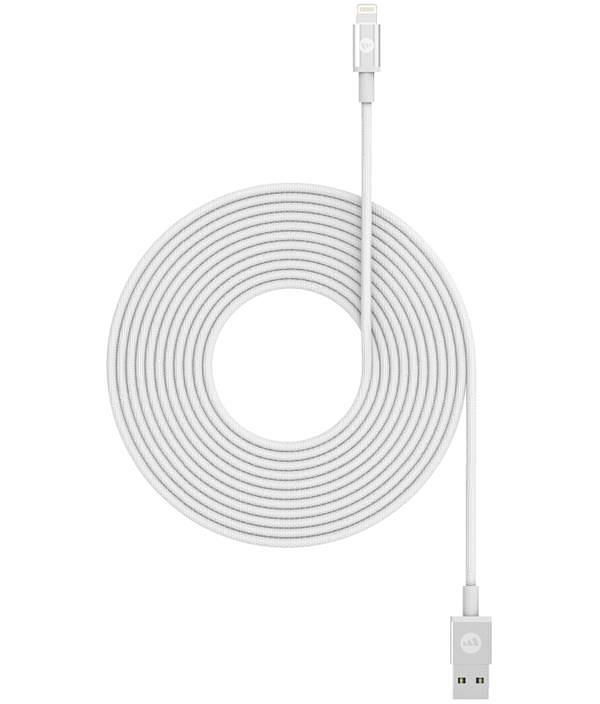 mophie USB-A to Lightning Cable 3m - White