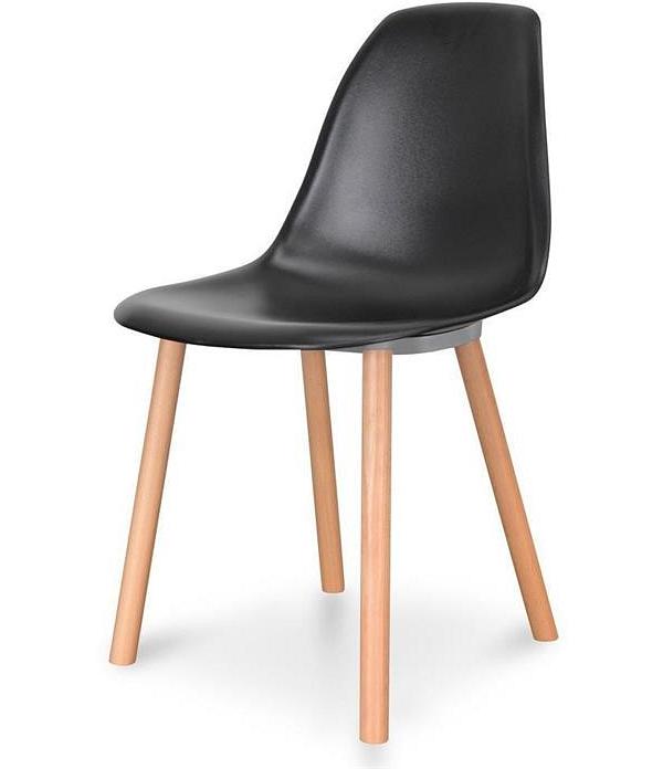 Amy Dining Chair - Black - Natural by Interior Secrets - AfterPay Available