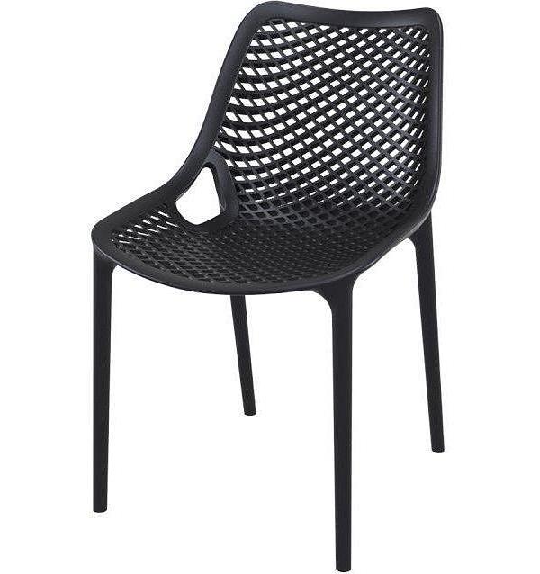 Aro Indoor / Outdoor Dining Chair - Black by Interior Secrets - AfterPay Available