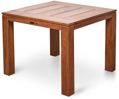 Bairo 100cm Recycled Teak Square Outdoor Dining Table - Natural by Interior Secrets - AfterPay Available