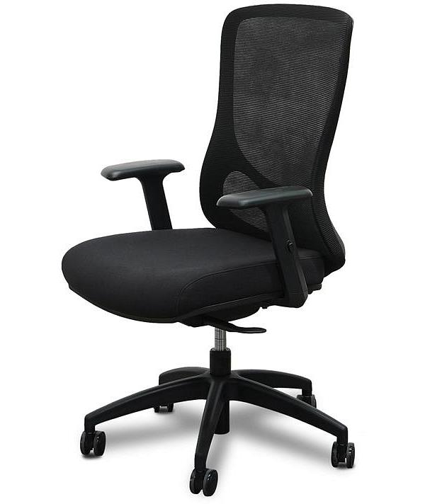 Braddon Mesh Office Chair - Black by Interior Secrets - AfterPay Available