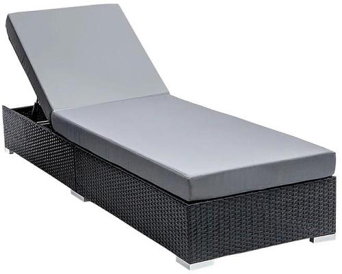 Dreobe Outdoor Rattan Garden Sofa and Day Bed Sun Lounger - Black by Interior Secrets - AfterPay Available