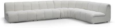 Elias Modular Sofa - Pearl Boucle by Interior Secrets - AfterPay Available