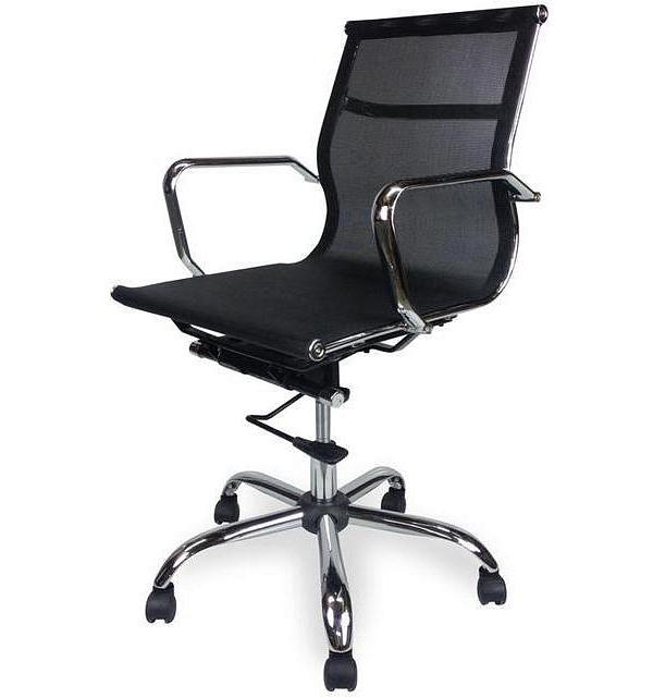 Ex Display - Carter Low Back Office Chair - Black Mesh by Interior Secrets - AfterPay Available