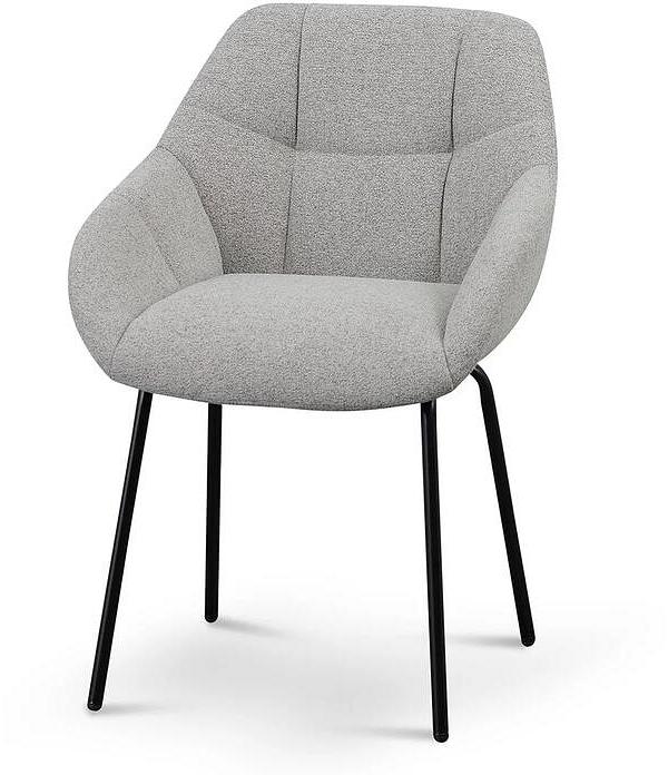 Ex Display - Danilo Fabric Dining Chair - Spec Grey by Interior Secrets - AfterPay Available