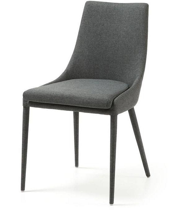 Ex Display - Dant Fabric Dining Chair - Dark Grey - Last One by Interior Secrets - AfterPay Available