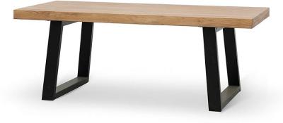 Ex Display - Edwin 1.98m Reclaimed Elm Wood Dining Table by Interior Secrets - AfterPay Available