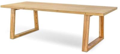 Ex Display - Naples Reclaimed Wood 2.4m Dining Table by Interior Secrets - AfterPay Available