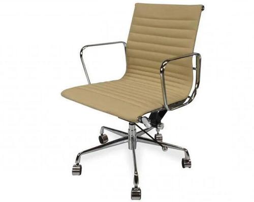 Floyd Low Back Office Chair - Light Brown Leather by Interior Secrets - AfterPay Available