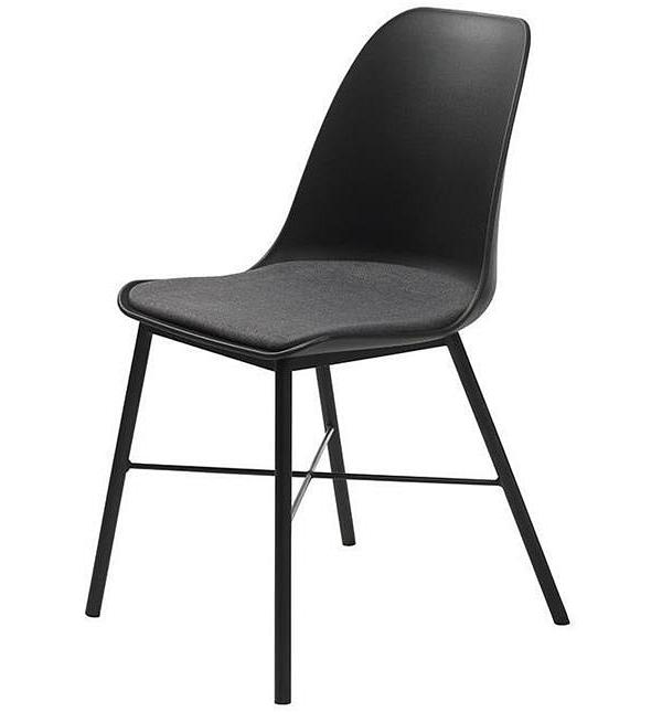 Jora Cushion Seat Dining Chair - Black by Interior Secrets - AfterPay Available