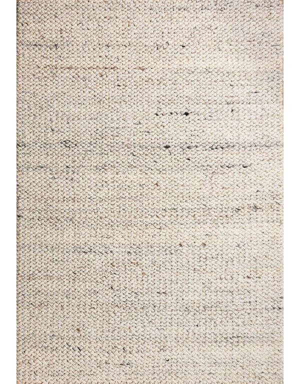 Ola Wave 290 x 200 cm New Zealand Wool Rug - Speckled Grey by Interior Secrets - AfterPay Available
