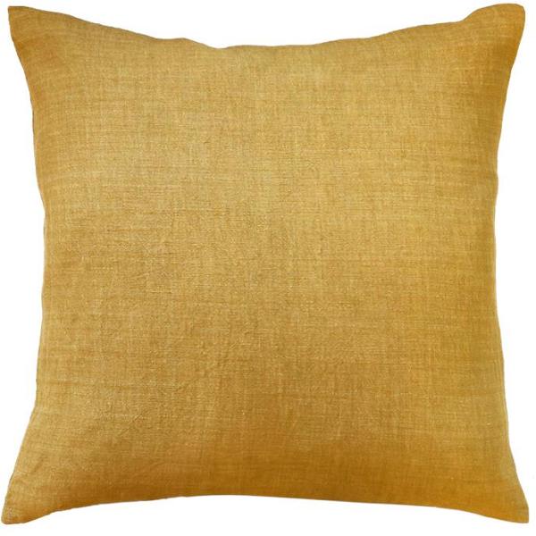 Ollo Adria Linen & Cotton Cushion - Mustard by Interior Secrets - AfterPay Available