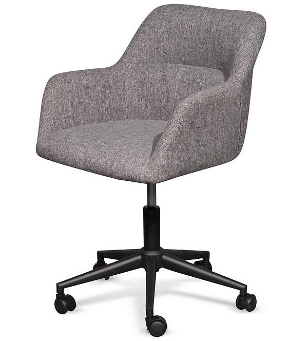 Osian Fabric Office Chair - Lead Grey by Interior Secrets - AfterPay Available