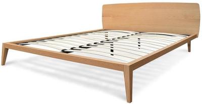 Penley King Bed Frame - Natural Oak - Last One by Interior Secrets - AfterPay Available