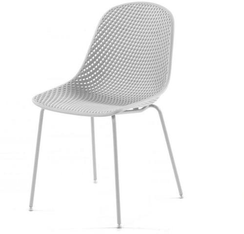 Quinby Outdoor Dining Chair - White by Interior Secrets - AfterPay Available