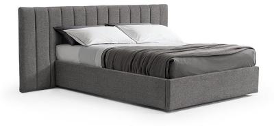Ralph Wide Base King Bed Frame - Spec Charcoal with Storage by Interior Secrets - AfterPay Available