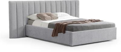 Ralph Wide Base Queen Bed Frame - Spec Grey with Storage by Interior Secrets - AfterPay Available