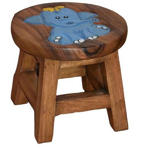 Simba Kids Stool - Baby Elephant Theme by Interior Secrets - AfterPay Available
