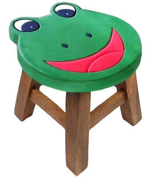 Simba Kids Stool - Frog Theme by Interior Secrets - AfterPay Available