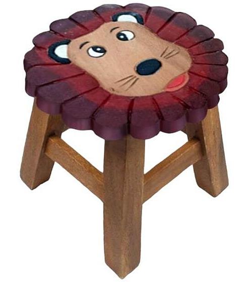 Simba Kids Stool - Lion Theme by Interior Secrets - AfterPay Available