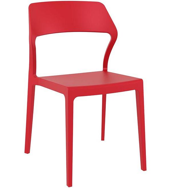 Specter Indoor / Outdoor Dining Chair - Red by Interior Secrets - AfterPay Available