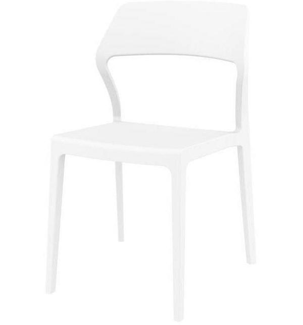 Specter Indoor / Outdoor Dining Chair - White by Interior Secrets - AfterPay Available