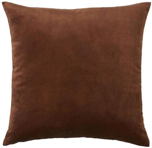 Weave Ava 50cm Velvet Cushion - Cinnamon by Interior Secrets - AfterPay Available