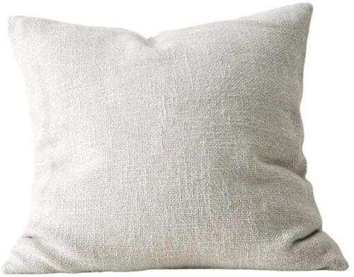 Weave Domenica 50cm Linen Cushion - Glacier by Interior Secrets - AfterPay Available