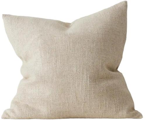Weave Domenica 50cm Linen Cushion - Natural by Interior Secrets - AfterPay Available