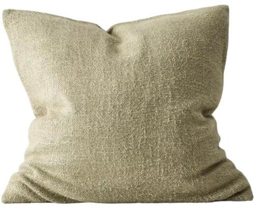 Weave Domenica 50cm Linen Cushion - Sage by Interior Secrets - AfterPay Available