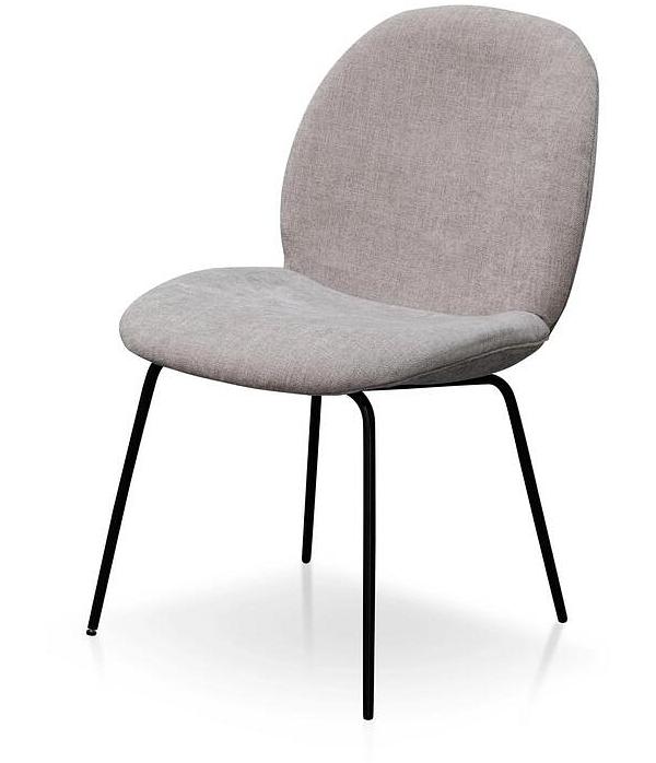 Willis Fabric Dining Chair - Oyster Beige - Last One by Interior Secrets - AfterPay Available