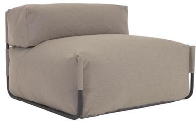 Zoya Fabric Modular Lounge Chair - Beige by Interior Secrets - AfterPay Available