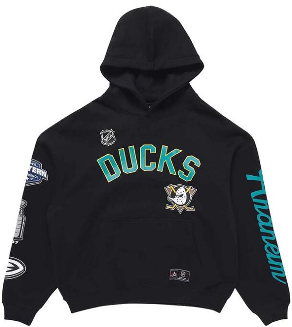 Men's Sport Anaheim Ducks Vintage Hoodie, Black / L