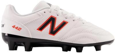442 V2 Academy Firm Ground Junior's Football Boots, White /